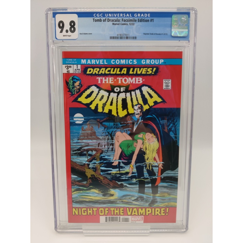 Tomb of Dracula Facsimile Edition #1 (2022 Marvel Comics) CGC 9.8